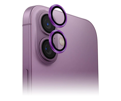 Szkło i folia ochronna Uniq Optix Aluminium Lens Protector iPhone 16/16 Plus pink UNIQ-IP6.1-6.7(2024)-ALENSGPNK